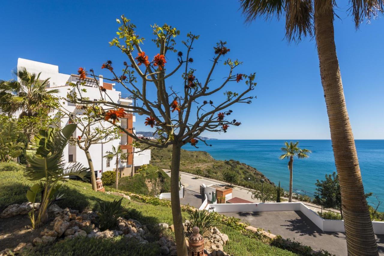 Impresionante apartamento vista mar frontal Torrox Esterno foto
